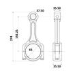BIELA MOTOR 04508153; F717200310030; DEUTZ OEM; B54322; 04250573; 04252752;  04254326; 04282284;  04283382; 04290076; 04294630;