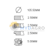 Segmenti R1 34-307B; 105MM + 0.50;29/34-307B; 31/34-307B; 32/34-307B; 08-523307-00 0.50; 003800536, 0.054.0053.6, 005400536, 0.073.0053.6, 007300536, 0.042.0053.6, 004200536, 0.038.0053.6
