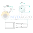 Reductie/Adaptor 30484;