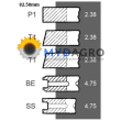 Segmenti S 34-112; 25/34-112, 3050150R92;
