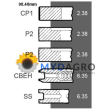 Segmenti U 34-12; 30/34-12; 3640232M1 , 41158026 , 41158041 , 745746M91 , 745747M91 , 745749M91 , 745760M91 , 745760Z91 , 81583 , 83388 , 86776 , 86785 , 92463 , 92464;