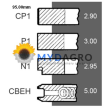 Segmenti S 34-211; 22/34-211, F024200410390, F024200410400, F135201310030, F150204310030, F268200310020;