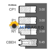 SEGMENTI STD 34-256; 23/34-256; 1909674, 1909861;