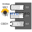 Segmenti S 34-260; 23/34-260, 1909706;