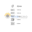 SET SEGMENTI STD 34-268; 23/34-268; FIAT 315; 4556623, 4556628, 577649, 4556633;