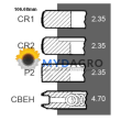 Segmenti S 34-30; 24/34-30, 81814535, 83917464, CFPN6149AS, DJPN6149S;