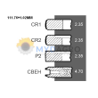 Set segmenti U 34-31D; 24/34-31D; 81814546 , 83917471 , CFPN6149BF , DJPN6149Z;