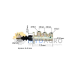 Pompa frana U 410-18; 30/410-18; 3614780M91;
