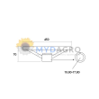 Volan U 510-1; 30/510-1; 180576M1, 1894488M1, 899623M1;
