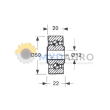 Rola piston 58.118, 52-0010, 0924.50.28.00, 1110.17.04.09, 0924502800, 1110170409;