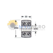 Rola piston 58.119, 52-0012, 0924.50.28.00, 1110.17.04.09; 810314; 000810314; 810314.1;