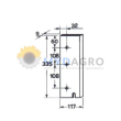 Cutit piston 58.401; 48.841;1111/4050;48841;NH266;11114050;