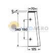 Cutit piston 58.457; 670434;