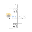 Rulment SKF 6000-2RS;