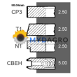 Segmenti S S034/00526; 29/S034/00526, 003400526, 005300526, 00530052610;