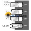 Segmenti S S604/2166; 29/S604/2166; 29/S072/00526; 00240052410; 007200526;