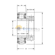 Rulment GRAE 25;GRAE25RRB; TIMKEN; 07-0022; JD39102, 636341.0, 80325103, 84434989, JD60102, 0009390360; PEA206; GRAE30KRRB;