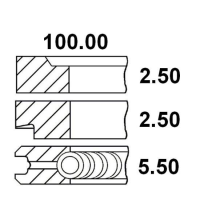 SEGMENTI STD 120121002500; 23/34-252; 34-252; 1210025600, 1900708, 1900719, 1900730, 1900740, 1908737, 1909172, 900002110, 08-206800-00, R46830/1, 120121002500, 89-2050-0000;