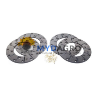 Set ferodou disc frana U 421-17; 25/421-17; 3134669R2, 13654350, 1895853M91, 3303240M91, 3910292M91, 840916M91, 840916M92, 894997M91, S136/5435K, 421-1;