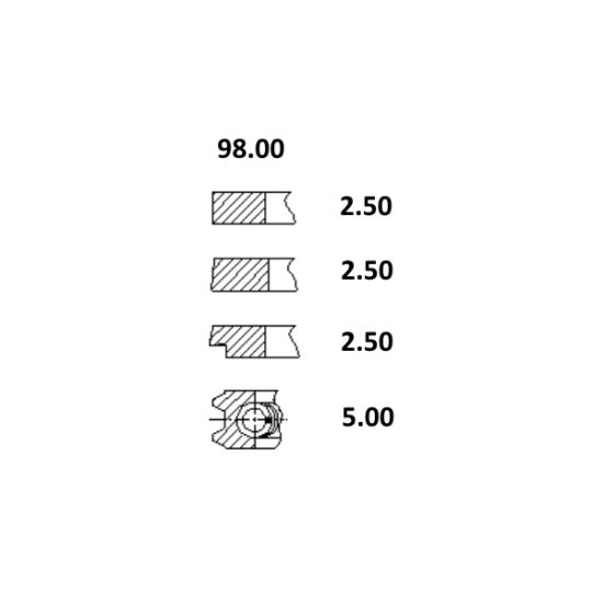 SEGMENTI 120045000400; 29/S034/00526; 034/00526;  0.045.0052.6, 004500526, 003400526, 005300526, 00530052610, 0.053.0052.6/10, 0.034.0052.6, 0.053.0052.6, 38019057, 89-4504-0000;