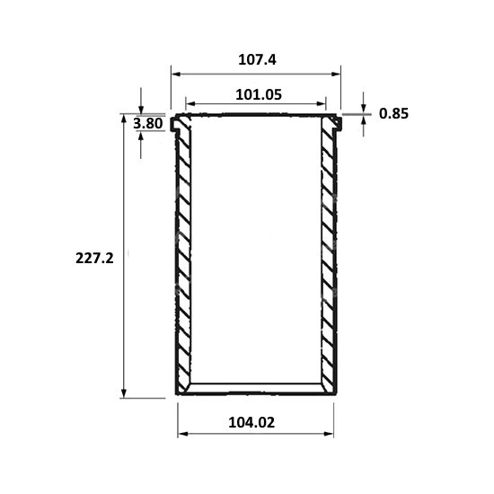 CAMASA SEMIFINISATA 89022190; KS; 30/36-15;  740571M1, 31358346, 740571, 740571Z1, S40442, 89022190, 14-041610-00, 36-15,