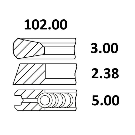 SET SEGMENTI 120345000300; NPR; 26/34-48; 34-48; AR55762, HCNAR55759, R55359, T26147, AR55759, AT29213, 08-181800-00, 06-181800-90, 89-3452-0000, 34-48,;