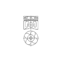 Piston echipat 87-441100-00; 837070185; 837081596;