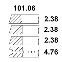 SEGMENTI R2 08-520611-00; R20844 .040;