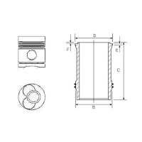 Set motor 88-203500-00; 89-203500-00; 017 12 90; 87-203500-00+14-370870-00; 