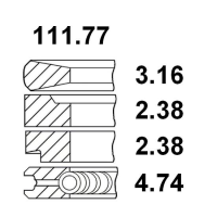 SEGMENTI STD 08-100100-00; 800010410000; 3904263; 3904264; 3904265; 3905823; 3918842; 3918843; DKPN6149A; DKPN6149B;