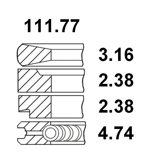 SEGMENTI STD 08-100100-00; 800010410000; 3904263; 3904264; 3904265; 3905823; 3918842; 3918843; DKPN6149A; DKPN6149B;