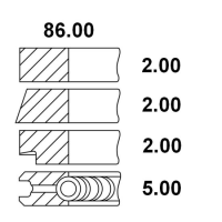 SEGMENTI STD 08-247200-10; 12181027; 94028771; 5121210070; 5121810270; 12181007; 50001056; R40320 STD; 62908V0;