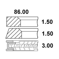 SEGMENTI STD 08-306800-00; 800021240000; R49430 STD; R43290 STD; R49640 STD; 01158N0; 800021210000; 90423082; 630034; 90351798;