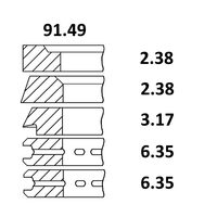 SET SEGMENTI 34-7; 30/34-7; NPR; , 745661M1, 141158057, 2130019, 545808, 734463M91, 81717646, 81803918, 836325M91, 84957DUAFLE, 960E-6149, 960E6149, 960E6149A, AJR4207, P41158057, P84957, PER41158057, PER68501, 41158057, 68501, 745661M91, 745818M91;